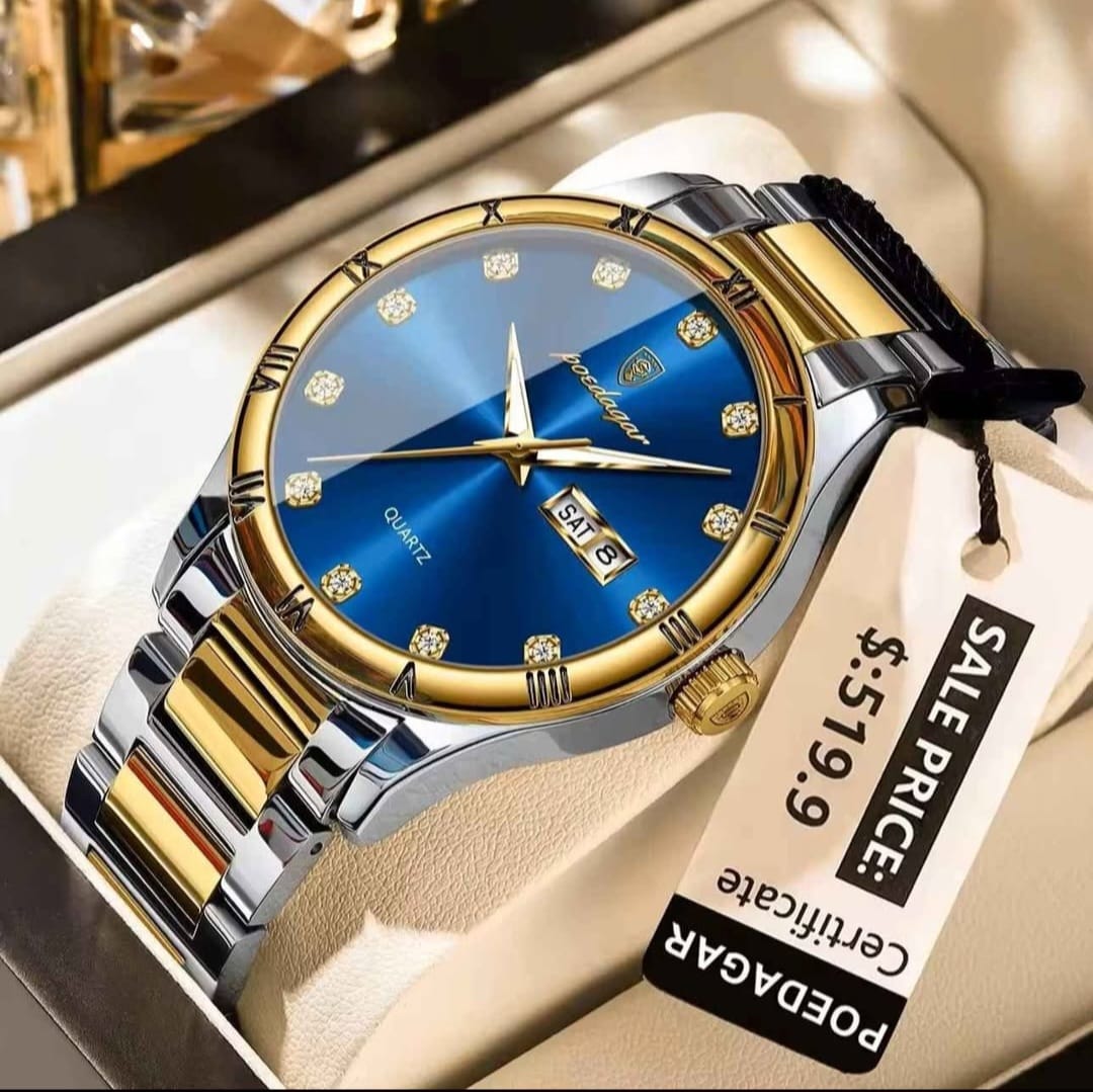 Poedagar Luxury Quartz Wrist Watch for Men